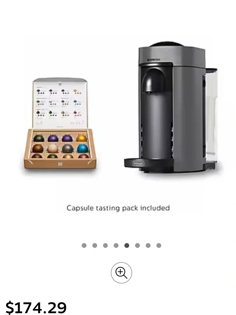 Nespresso VertuoPlus Coffee Maker - Black